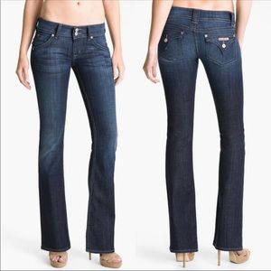 Hudson Signature Midrise Bootcut Dark Wash Jeans Size 27